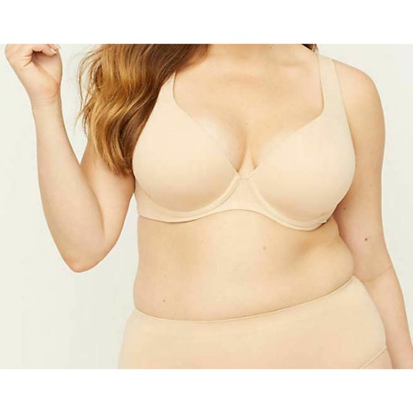 Catherines Plunge Underwire Medium Coverage Bra - Picture 1 of 3